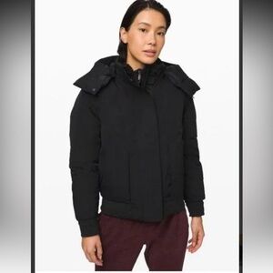 Lululemon Winter Warrior Bomber Jacket SZ 8 NWOT